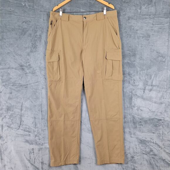 Duluth Trading Pants XLx34 Dry On The Fly Cargo Outdoor Hiking Utility Gorpcore‎ - Picture 1 of 8